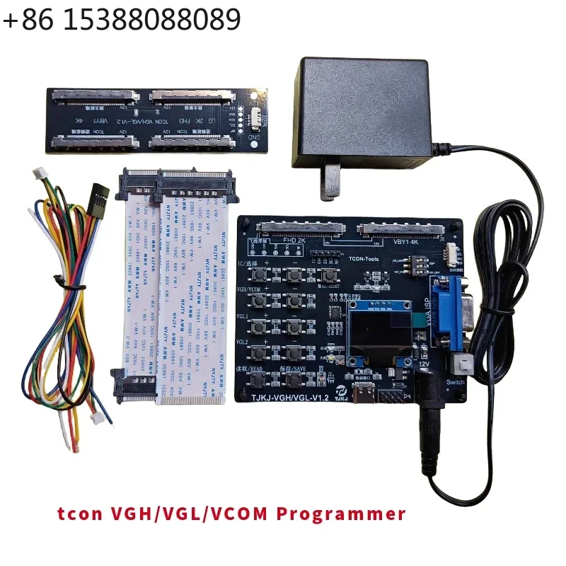 All-in-One TCON VGH VGL Programming Tool DC Voltage Adjuster EEPROM Storage Change for LED LCD TV Panel Repair(1pcs)