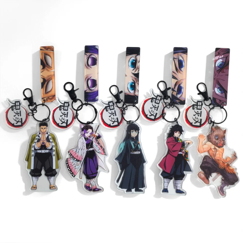2026 Demon Slayer Acrylic Keychain – Tokitou Muichirou Kochou Shinobu Tomioka Giyuu Character Bag Charm