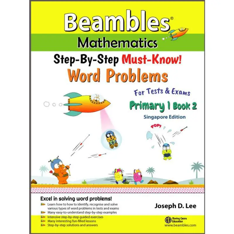 Beambles Mathematics StepByStep مشاكل الكلمات الابتدائية 1 كتاب 2 BEAMBLES BEAMBLES 9789814717328 كتاب