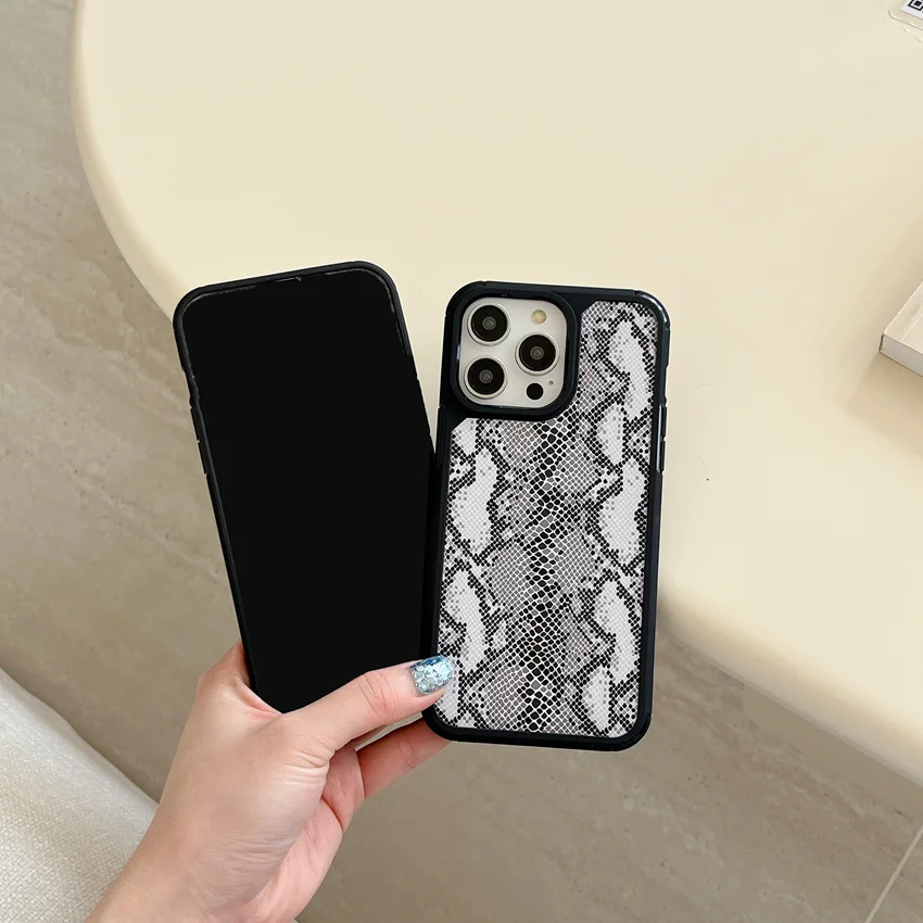 Snake Crocodile Print Pattern Phone Case For iPhone 15 14 13 12 11 Pro X XS XR Max 7 8 Plus SE 2 3 Armor Shockproof Back Cover