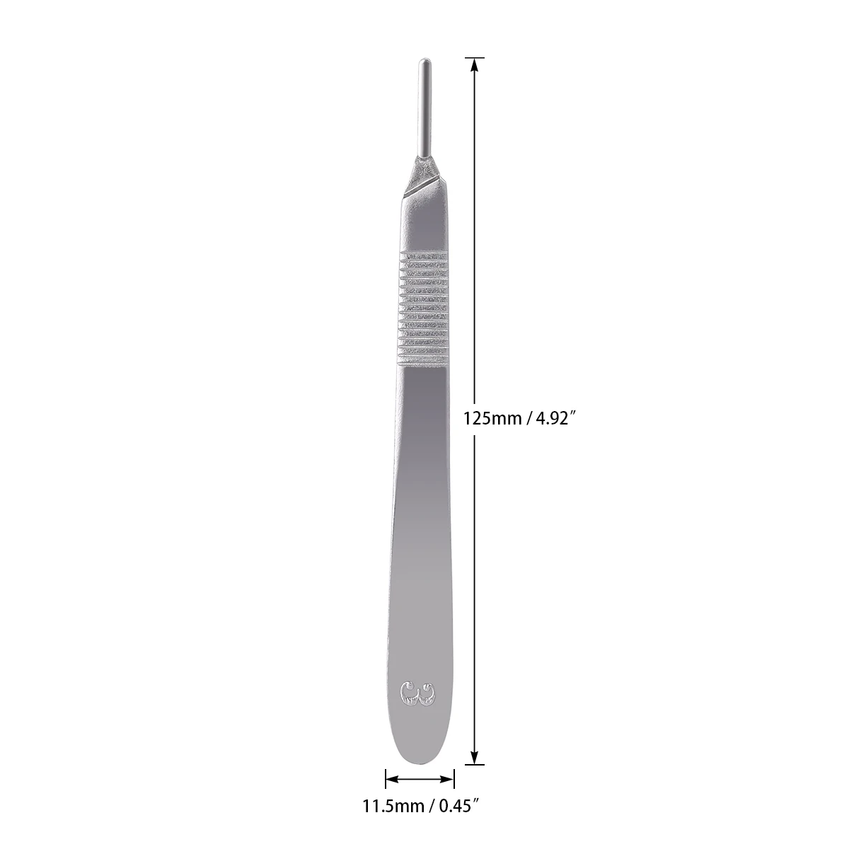 AZDENT 1PC Dental 3# Surgery Scalpel Handle 12.5cm Stainless Steel fit for #10 #11 #12 #15 Blades