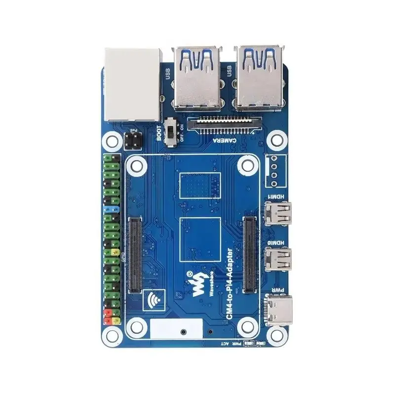 Raspberry Pi CM4 To Pi4B Adapter Expansion Board Dual HDMI For Raspberry Pi 4B