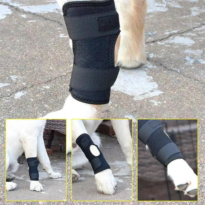 Back Leg Support For Dogs Dog Leg Sleeve Knee Brace Dog Splint Knee Support Anti-Licking Ankle Brace Joint Compression Wrap For