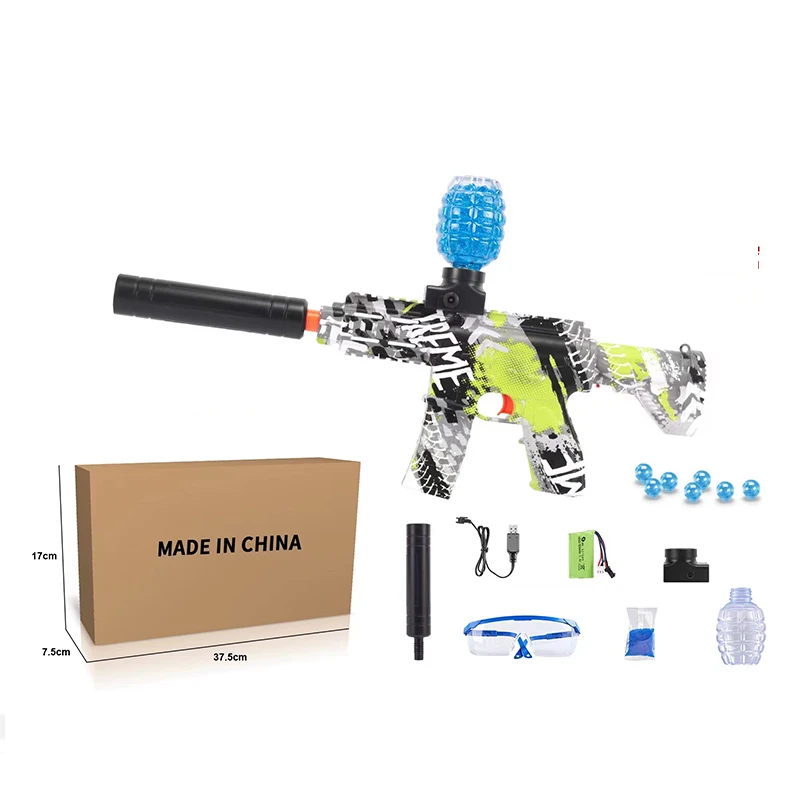 M416 Elektrische Ball Blaster Speelgoedpistool AK Pistool Schieten Sport Spel Outdoor Hoge Snelheid Oplaadbare Outdoor Game Partijen Voor Volwassen