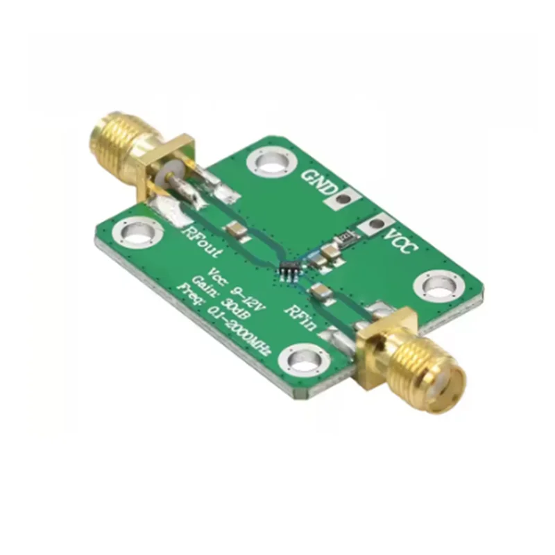 0.1-2000MHz RF Wideband Amplifier Gain 30dB Low-noise Amplifier LNA