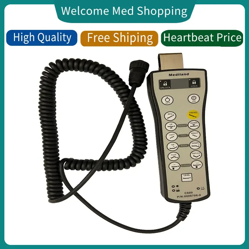 P/N:006706-00 Mediland C600 C600KSND Operating Table Remote Control Link Cable Key Control Board