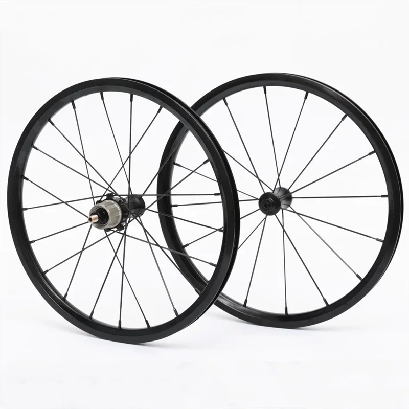 Folding bicycle 16 inch 349 wheelset for Brompton rim aluminum alloy1- 7speed wheelset