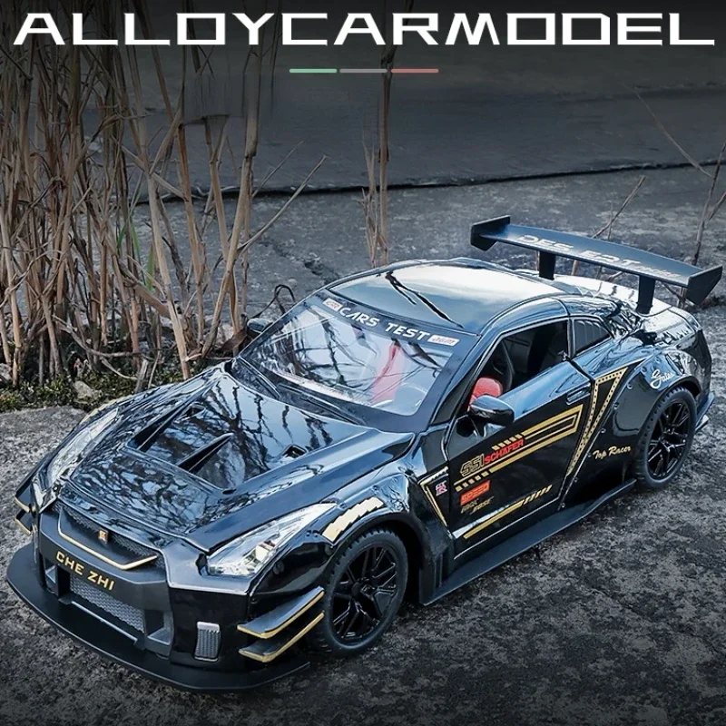 1:24 Nissan GTR R35 Diecasts & Toy Vehicles Metal Toy Car Model High Simulation Pull Back Collection Kids Toys A294
