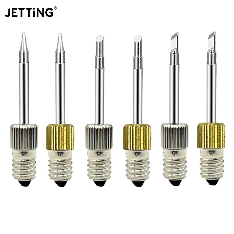 1pc E10 Interface Soldering Iron Tips Welding Tips USB Soldering Tip Set B C K Type Welding Head Soldering Tools Branding Iron