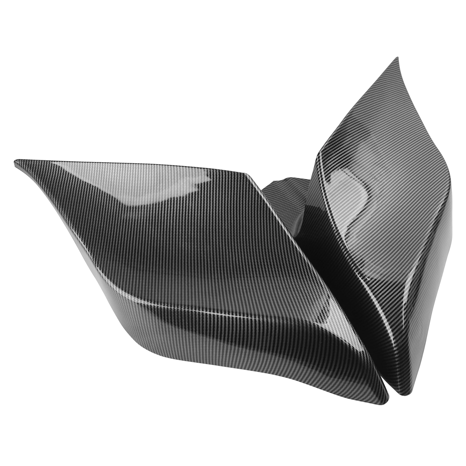Motorcycle Stretched Extended Side Covers Carbon Black ABS Fairing Panels For Harley Touring Electra Road Glide 2009-2013