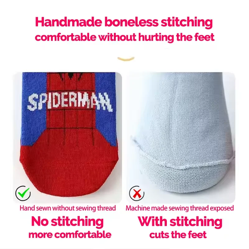 جديد تأثيري ازياء أنيمي الطفل الجوارب العنكبوت الكرتون أنيمي بطل القطن الفتيان جوارب أنبوبية الأطفال الخريف الشتاء الاطفال الجوارب #6