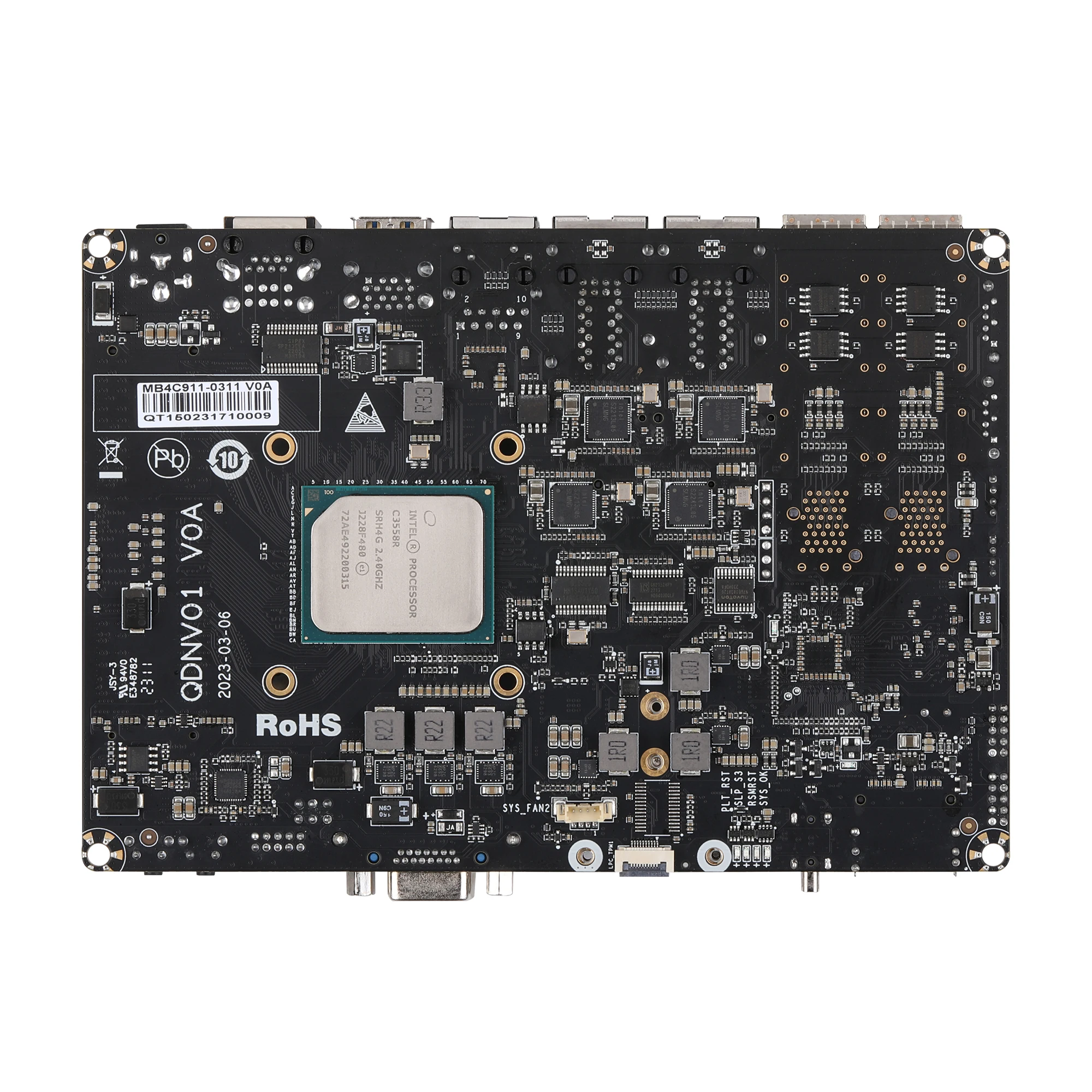 Imagem -02 - Placa-mãe com Processador do Átomo C3338r 3558r C3758 C3758r C3808 4*10g Sfp Mais 4*2.5g Sfp I225 Lan b3