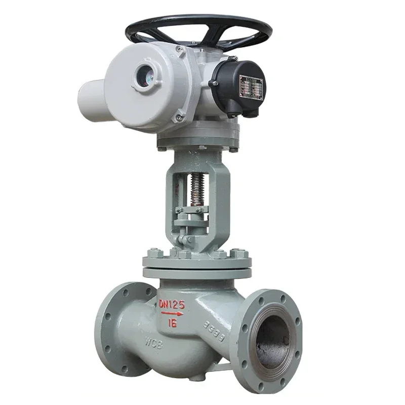 Ac 380v Intelligent Regulation Motorized Actuator Multi-turn 4Inch 150lb Carbon Steel Flange Electric Globe Valve