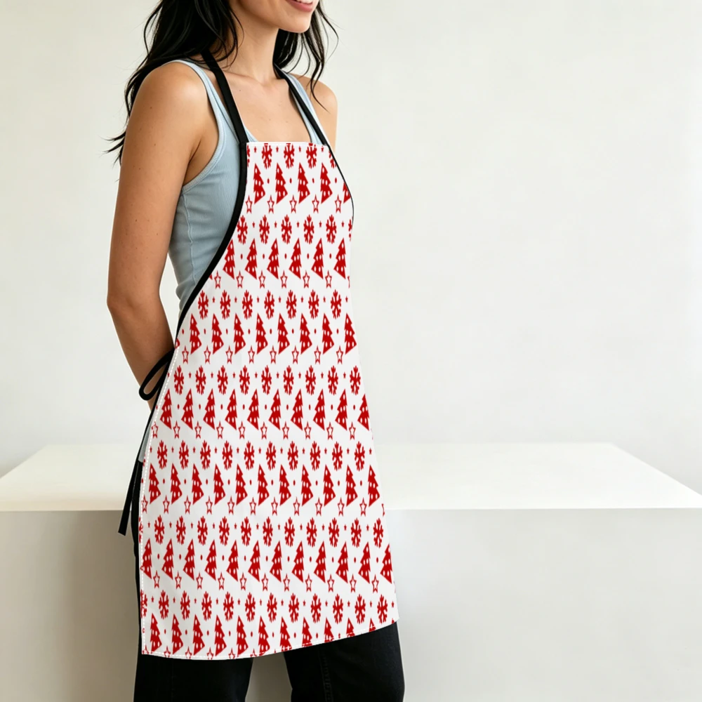 Cute Red Lobster Pattern Apron Kitchen Aprons For Cooking Baking And Grilling Adjustable Bibs