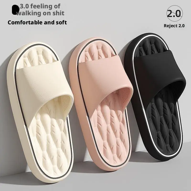 Eva House Slippers Leaking Non Slip Quick-Drying Bathroom Shower Slipper Light Weight Waterleaky Beach Swimming Slides