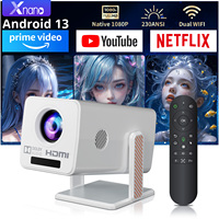 Xnano Projector 4K Android 13 Dual WiFi5 300ANSI Amlogic T950S BT5.2 1920*1080P Home Theater Cinema Mini Portable Projectors