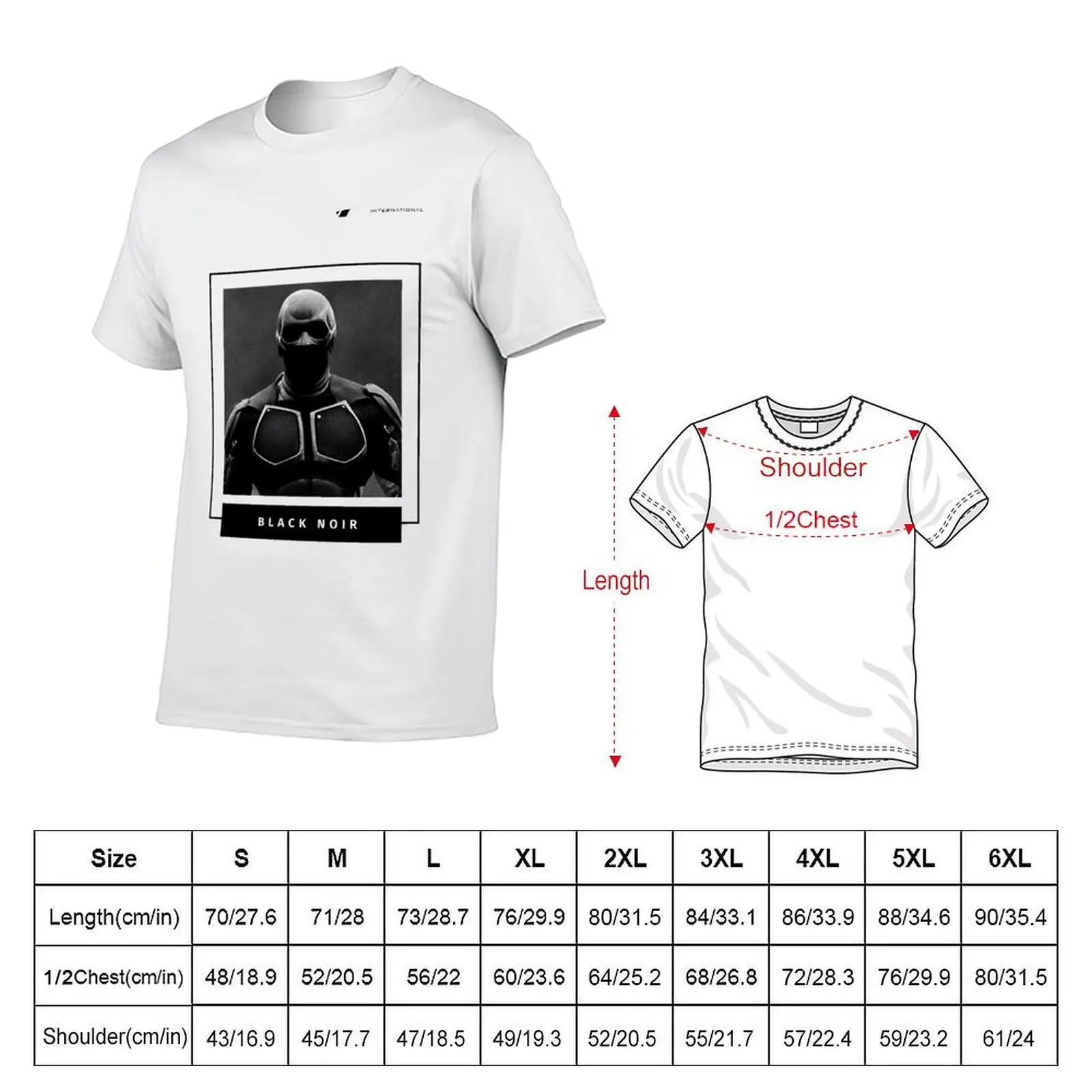 Black Noir Vought International T-Shirt tops Funny t-shirt mens plain t shirts