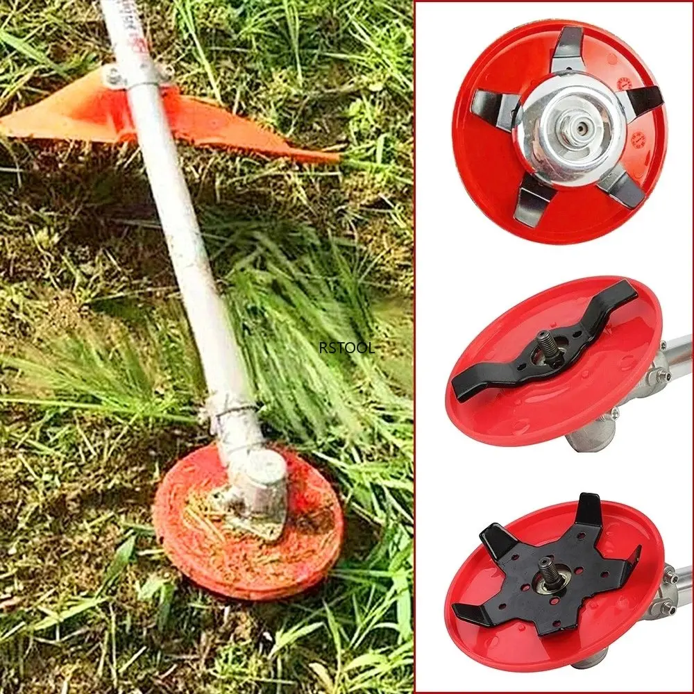 Multi-Functional 5/2ฟันสวน Pisau Mesin Potong Rumput เครื่องตัดหญ้าเครื่องตัดแปรง Universal เครื่องมือวัชพืชใบมีดเหล็ก Hedge
