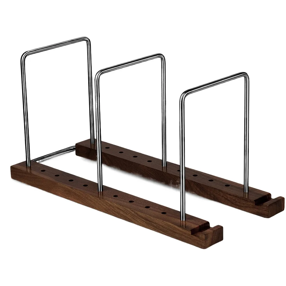 

Ретро твердый ореховый виниловый держатель для пластинок, регулируемый портативный держатель для альбома, компактные стойки для компакт-дисков