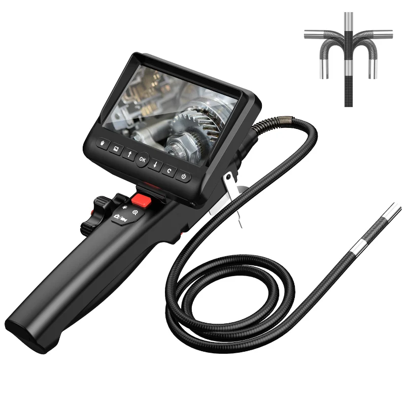 WDLUCKY 1080P HD Automotive Industrial Endoscope with Light Autofocus Endoscope Inspection Camera 3.9 8.5mm Lens for IMG & Video