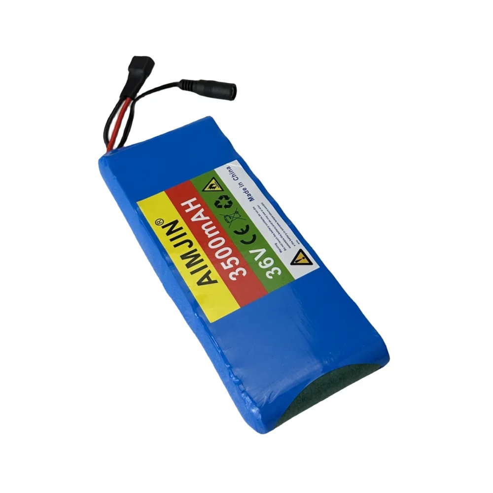 10S1P 36V 3500mAh Battery 18650 Lithium-ion Rechargeable Battery Pack Suitable for Electric Scooters, Motorcycles, Bicycles