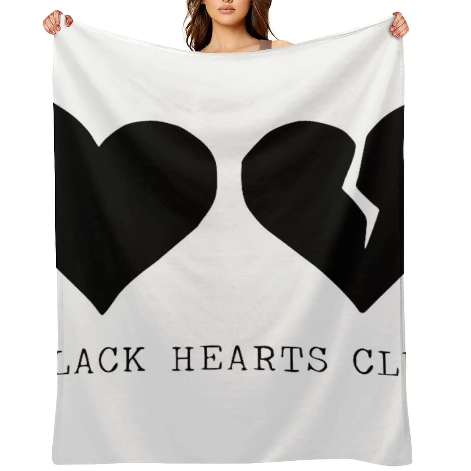 

yungblud black hearts club Throw Blanket Extra Large Throw Bed Bed linens Fashion Sofas Blankets