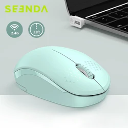 Seenda 2.4G USB Wireless Mouse For Laptop Computer PC Mac Windows Vista Tablet Portable Comfortable Responsive Noiseless Click