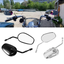 Aluminum Motorcycle Rear View Rearview Side Mirrors For Harley Dyna Electra Glide Fatboy Road King Softail Sportster 883 1200