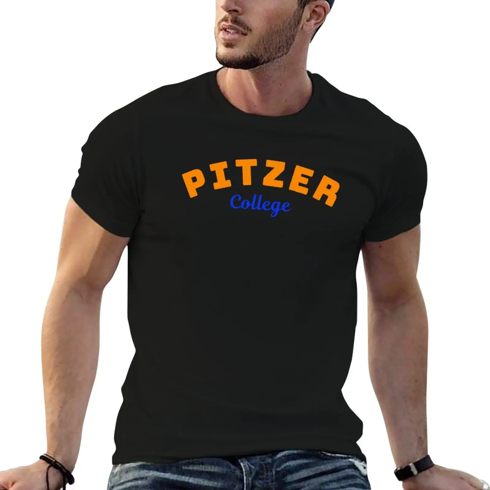 Pitzer College T-Shirt topping custom t-shirts men t shirt