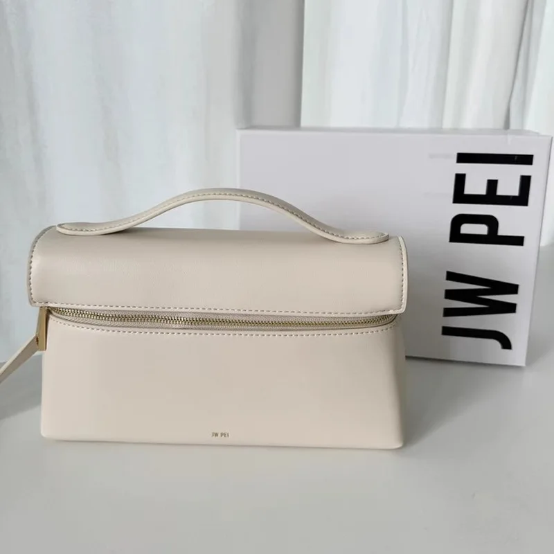 JW PEI Box Bag Thea Shoulder Lunchbox Bag Tote Bag Shoulder Crossbody Commuter Woman