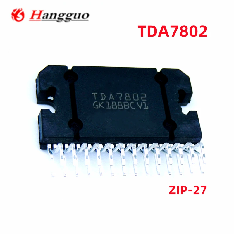 10Pcs/Lot Original TDA7802 ZIP-27 Automotive audio amplifier IC Chip