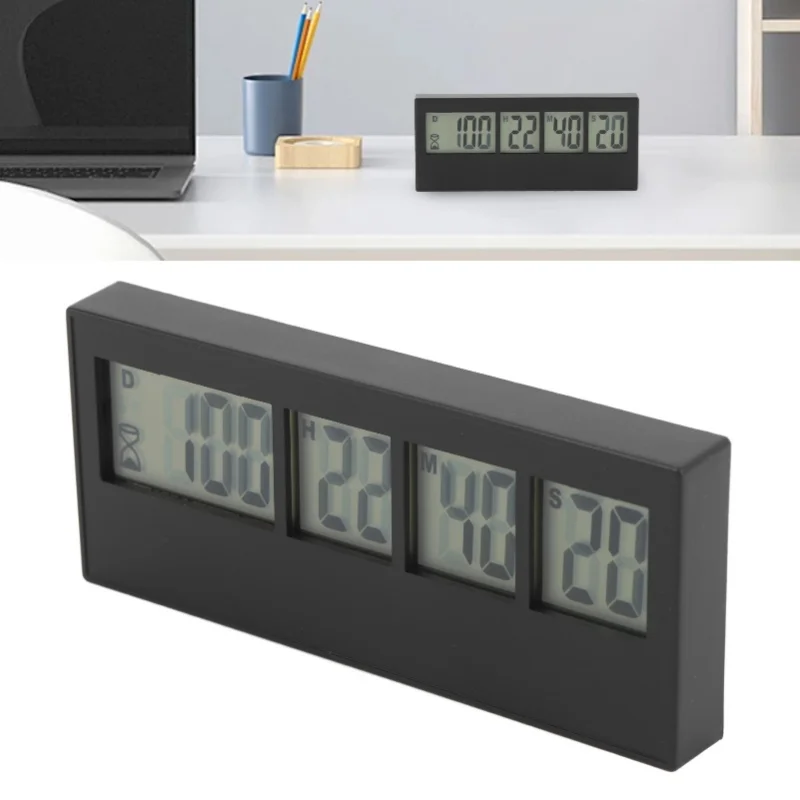 999 Days Countdown Clock Large Screen Stylish Easy To Set Count Down Days Timer For Wedding Holiday Anniversary Test