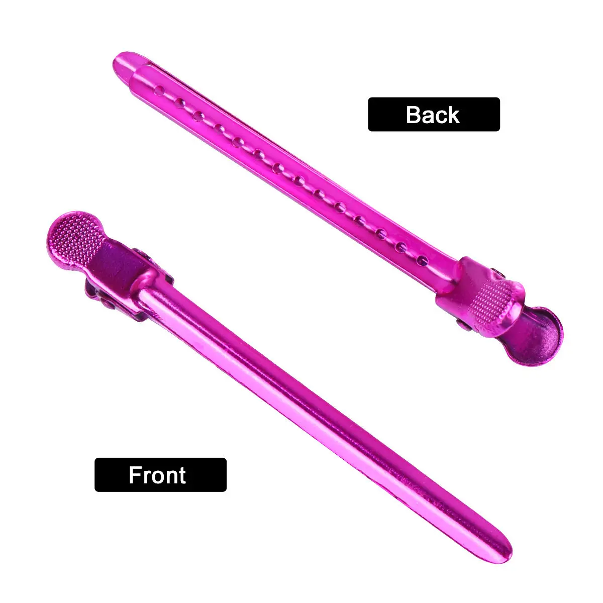 

12Pcs High Quality Stainless Steel Hairpins Lightweight Easy to Carry Clips for Hair Sectioning and Cutting Tight Clips