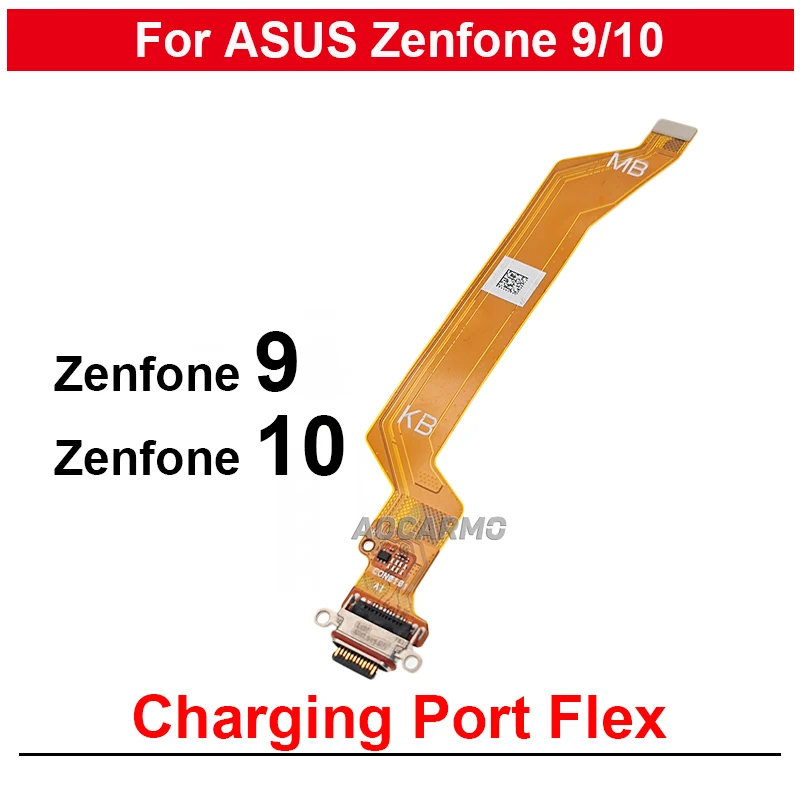 For ASUS Zenfone 9 10 Charging Port Charger Dock Flex Cable Rpair Replacement Parts