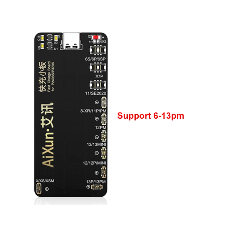 Aixun P2408S Thông Minh Điều Chỉnh Điện Áp Cấp Nguồn Sạc Nhanh Phát Hiện Dây Test Mainboard Ngắn Mạch Bút Thử Điện