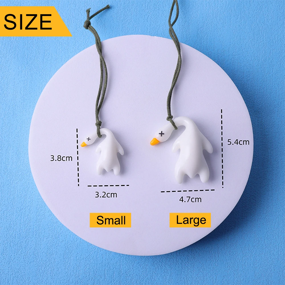 5/10/20Pcs Color Change Duck Keychain UV Photochromic Simulation Roast Duck Car Pendant Keyring for Handbag Accessories Gift