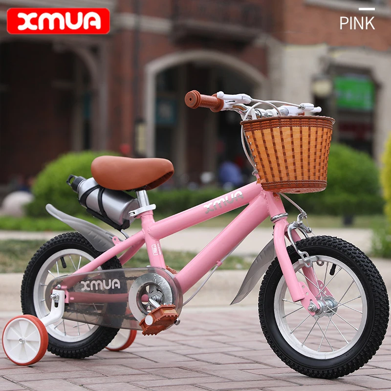 Cycling City British Retro Stroller 12/14/16/18 Inch Boy Girl Bicycle With Basket Auxiliary Wheel New Hot Bike 2023 DropShipping