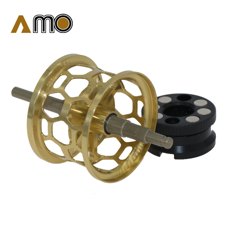 AMO DIY 釣りリールスプール軽量釣りリールスプールアルミ合金スプール