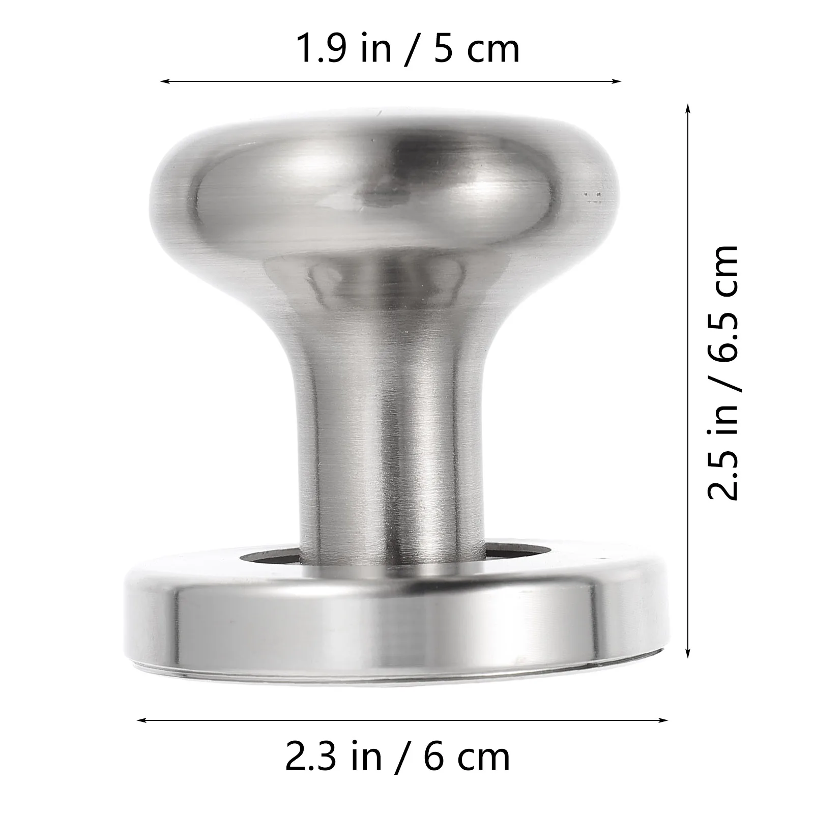 

1Set Zinc Alloy Keyless Door Knob Rotate Handle Modern Furniture Kitchen Room Door Upgrade Bright Color Fade Resistant