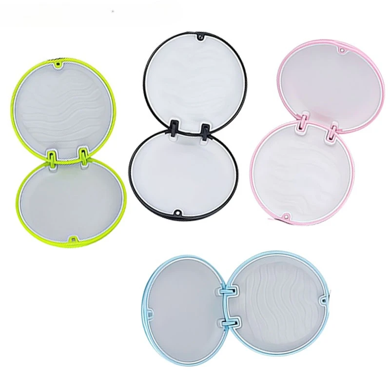 5/10Pcs of Dental Oral Orthodontic Braces Retainer Magnetic Portable Fake Teeth Box  Travel Denture Storage Box