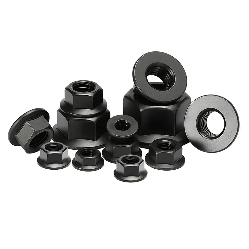 Sechskant-Flanschmuttern M5 M6 M8 M10 M12 M14 M16, TC4/Grade 5 Titanlegierung für Schrauben