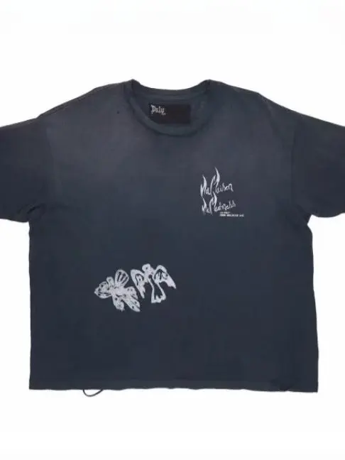 Paly Hollywood FW26 Limited Capsule Series Washing Water Old Retro Short Sleeve T-Shirt