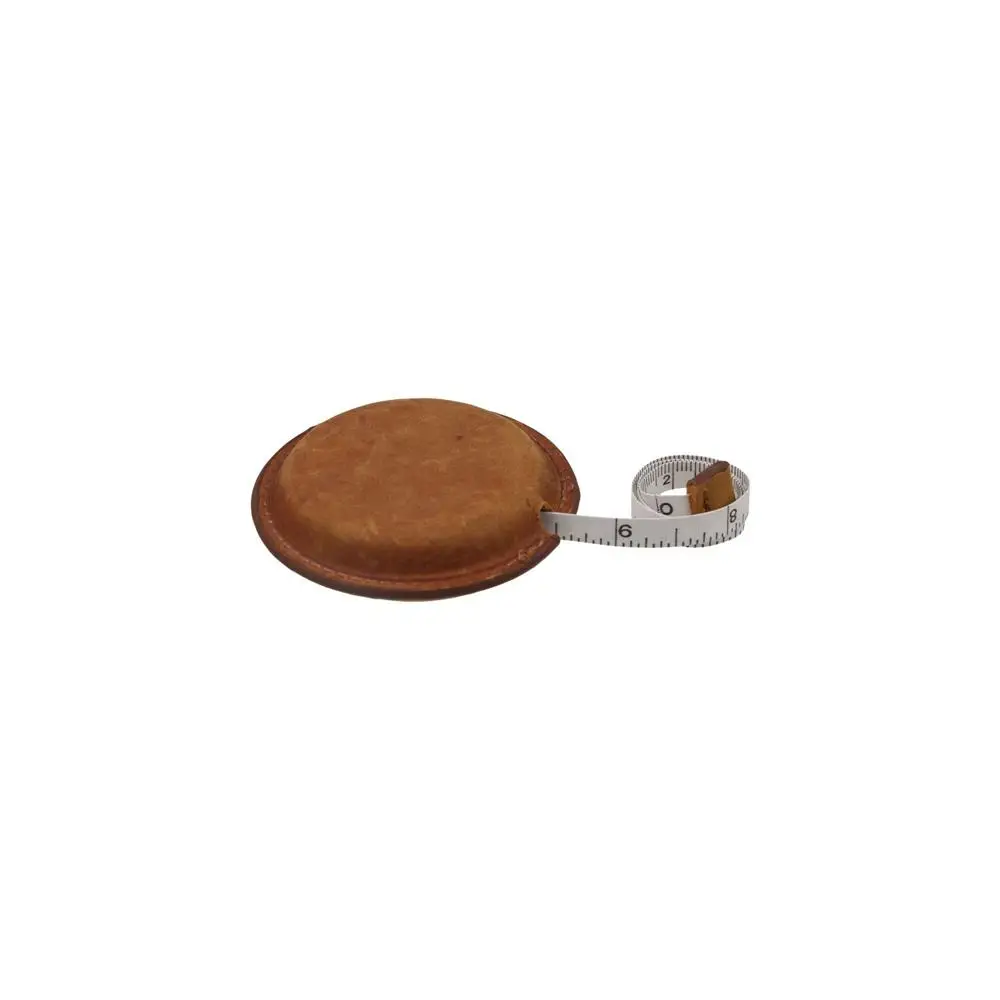 Practical Genuine Leather Roll Tape Measure Vintage Portable Pull Ruler Retractable Handmade Sewing Tools Women