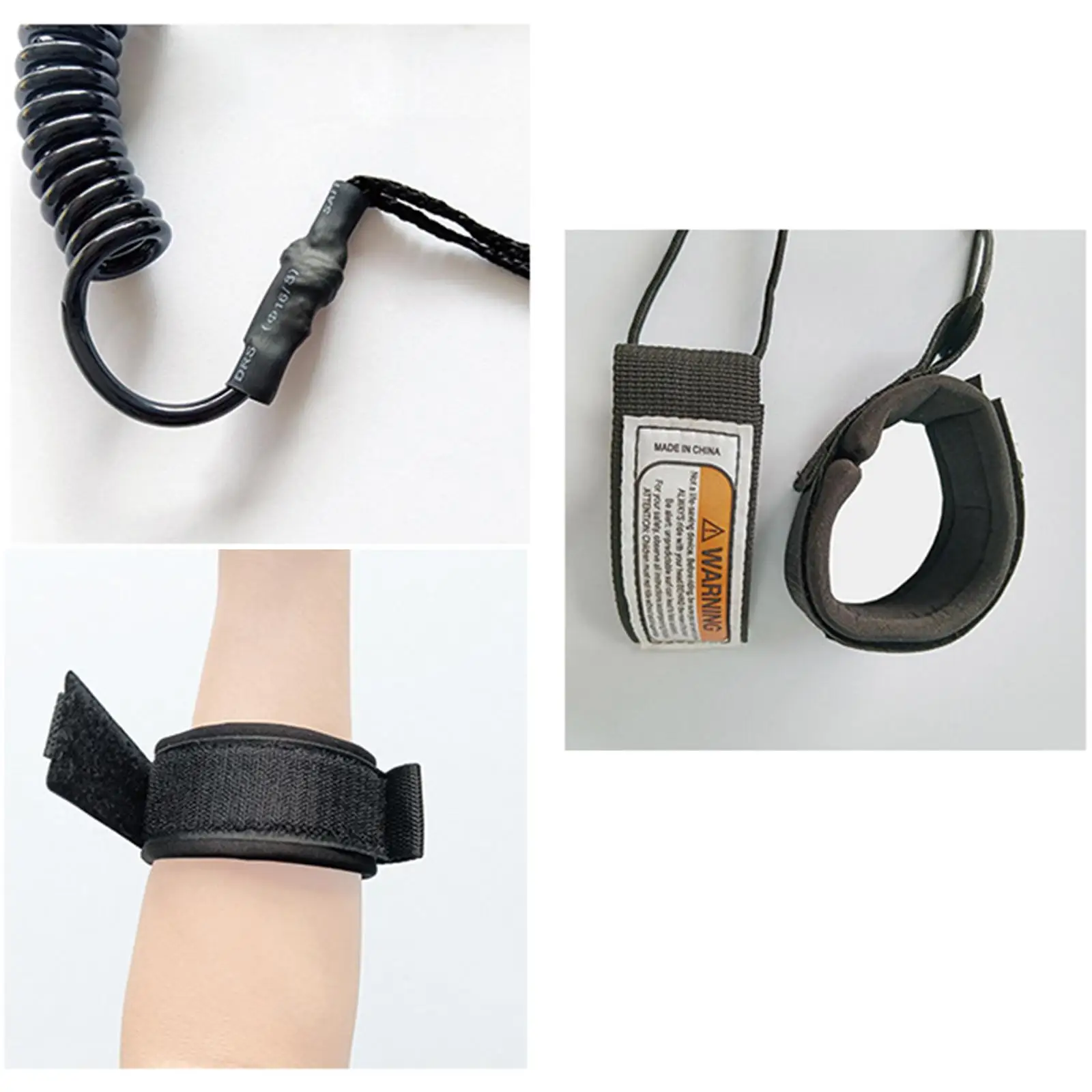 Surfboard Leash Paddle Board Accessory High Strength Adjustable Wrist Arm Strap Rope for Solid Maker