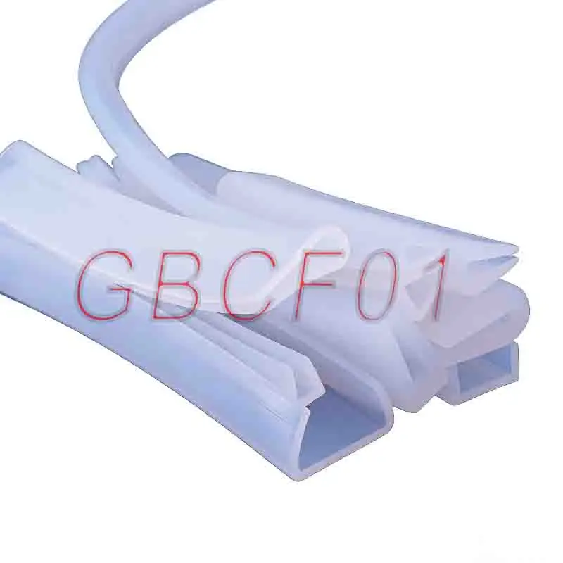 

1M High Temperature Resistant Transparent U-Shaped Edge Trim Silicone Seal Strip Glass Table Plate Anti-Collision Edge Protector