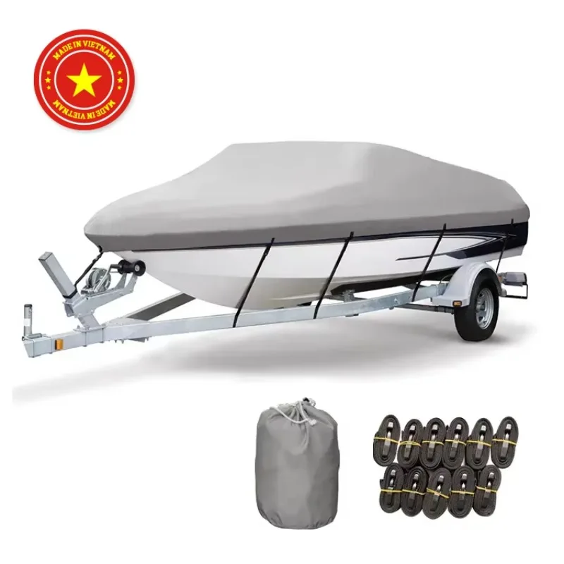 

STLF HOMFUL Southeast Asia Vietnam Suppliers 600D Oxford Fabric Boat Cover Accessories Waterproof Marine Grade Universal Boat Co