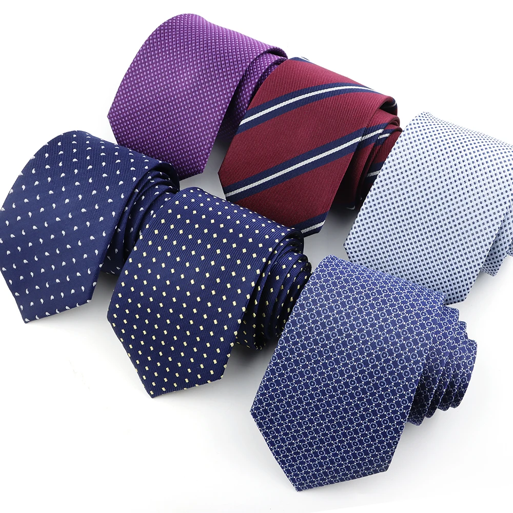 

Мужской классический полосатый клетчатый галстук, модный шелковый галстук, жаккардовые тканые галстуки, деловой костюм для свадебной вечеринки, повседневный костюм, аксессуар для галстука, подарок