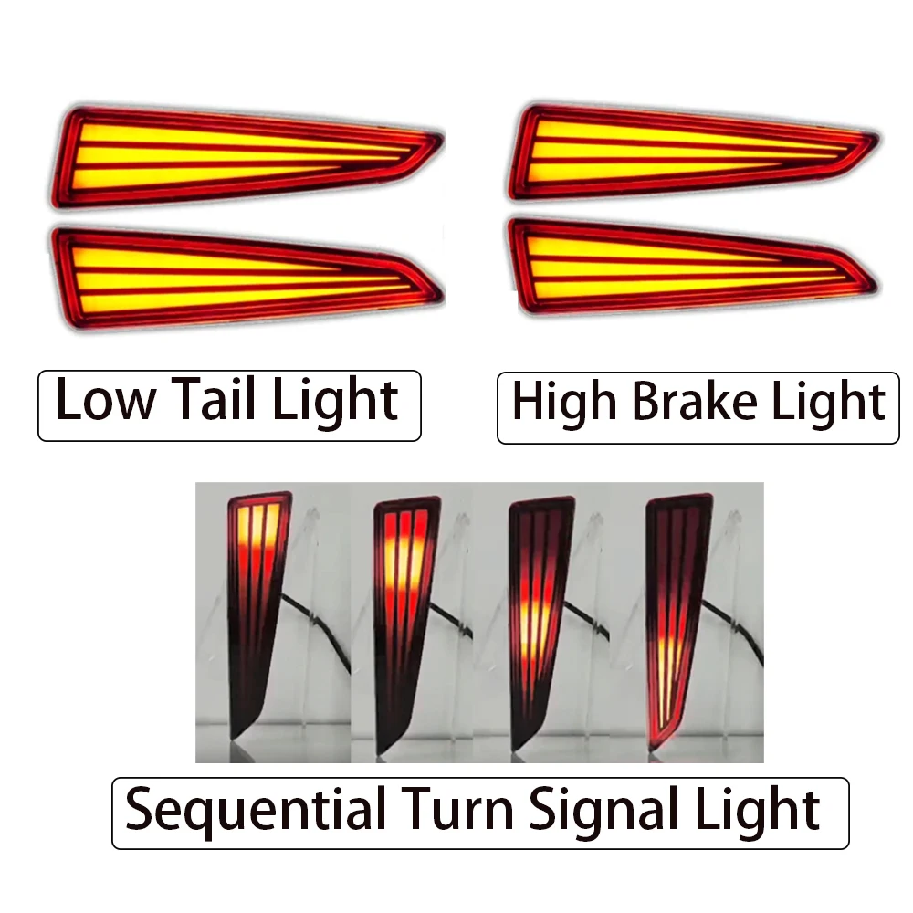 

Pair LED Rear Bumper Light For Lexus RX 2015 2016 2017 2018 2019 Car Rear Bumper Lamp Reflector Tail Lamp