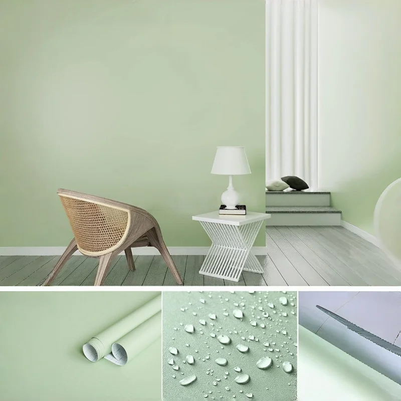 1PC 30cmx1/2/5M PVC Self Adhesive Wallpaper Peel and Stick Decorative Film Furniture Renovation Sticker for Home Decor