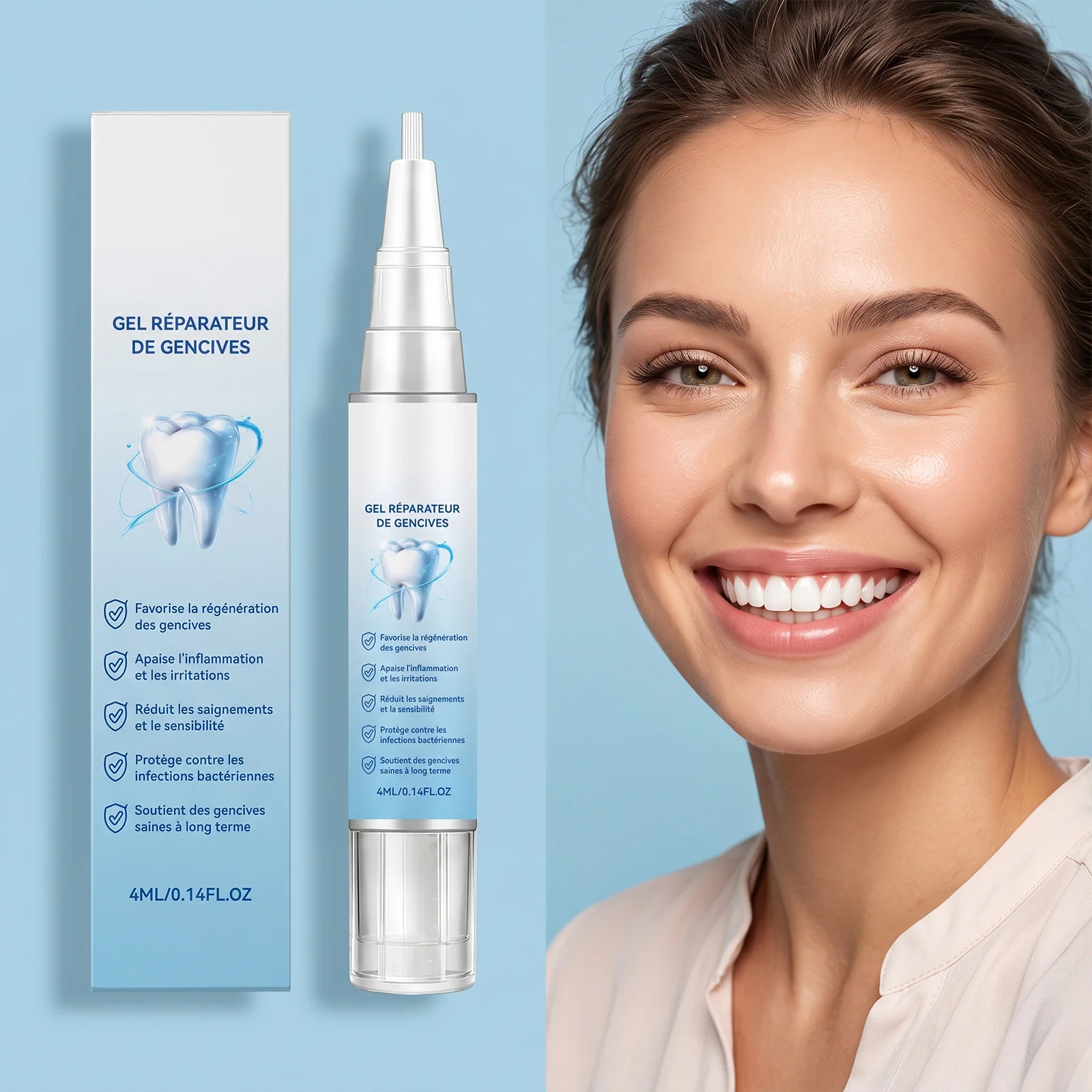 Gum Repair Gel Relieve Dental Sore Gums Allergy Alleviates Inflammation Reduce Bleeding Cleaning Stain Non-irritating Care Serum
